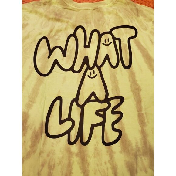 Off The Grid Records Shirt Men's Size M Green Tie Dye DJ John Summit WAL Tour - Picture 4 of 8